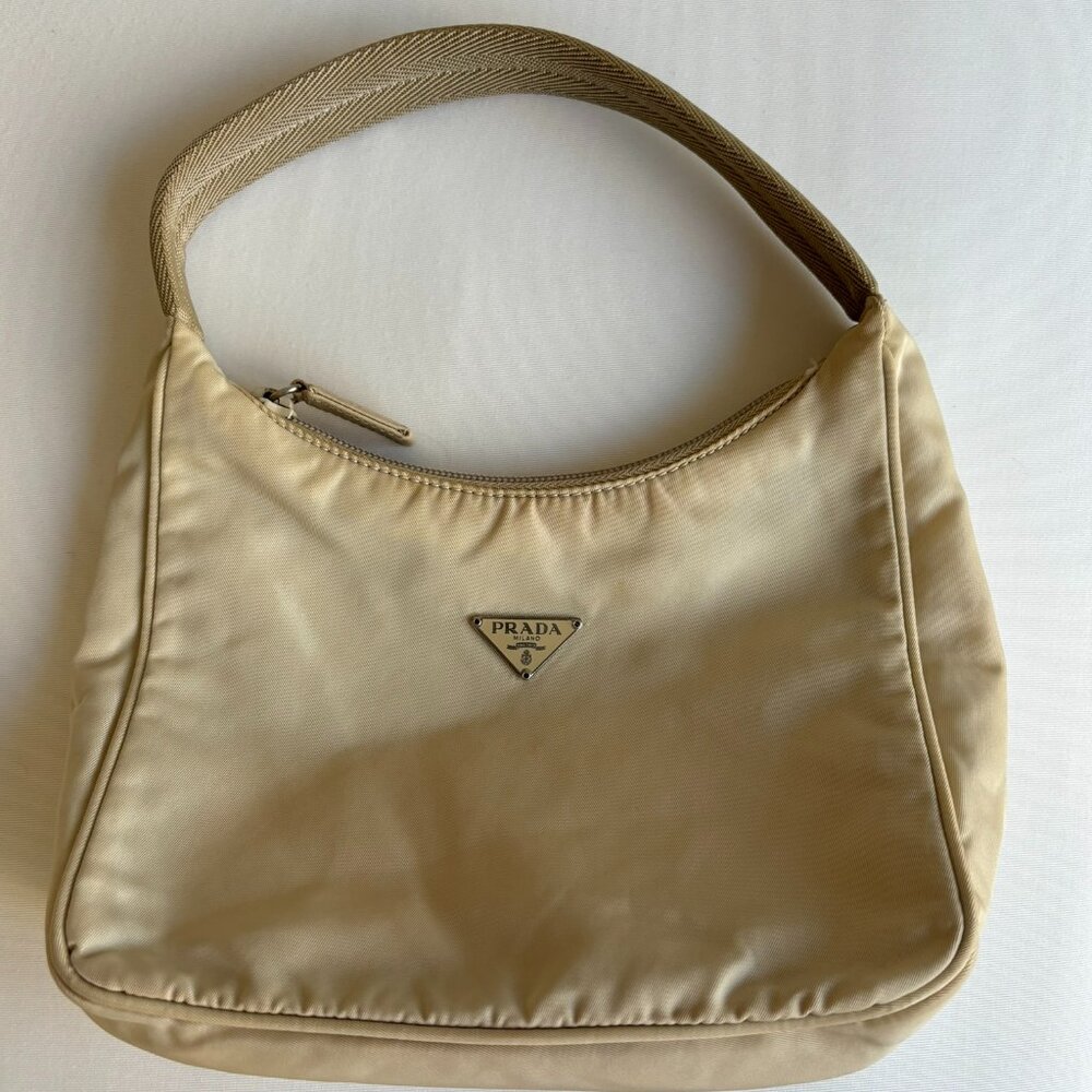 Prada Tessuto bag in cream
